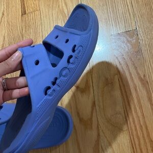 CROCS women Purple Slip-On Sandals